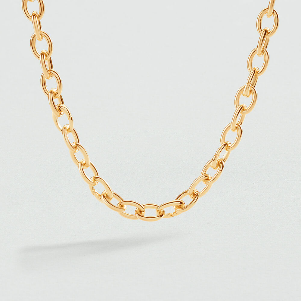 Short necklace MAGIC LINKS - Golden