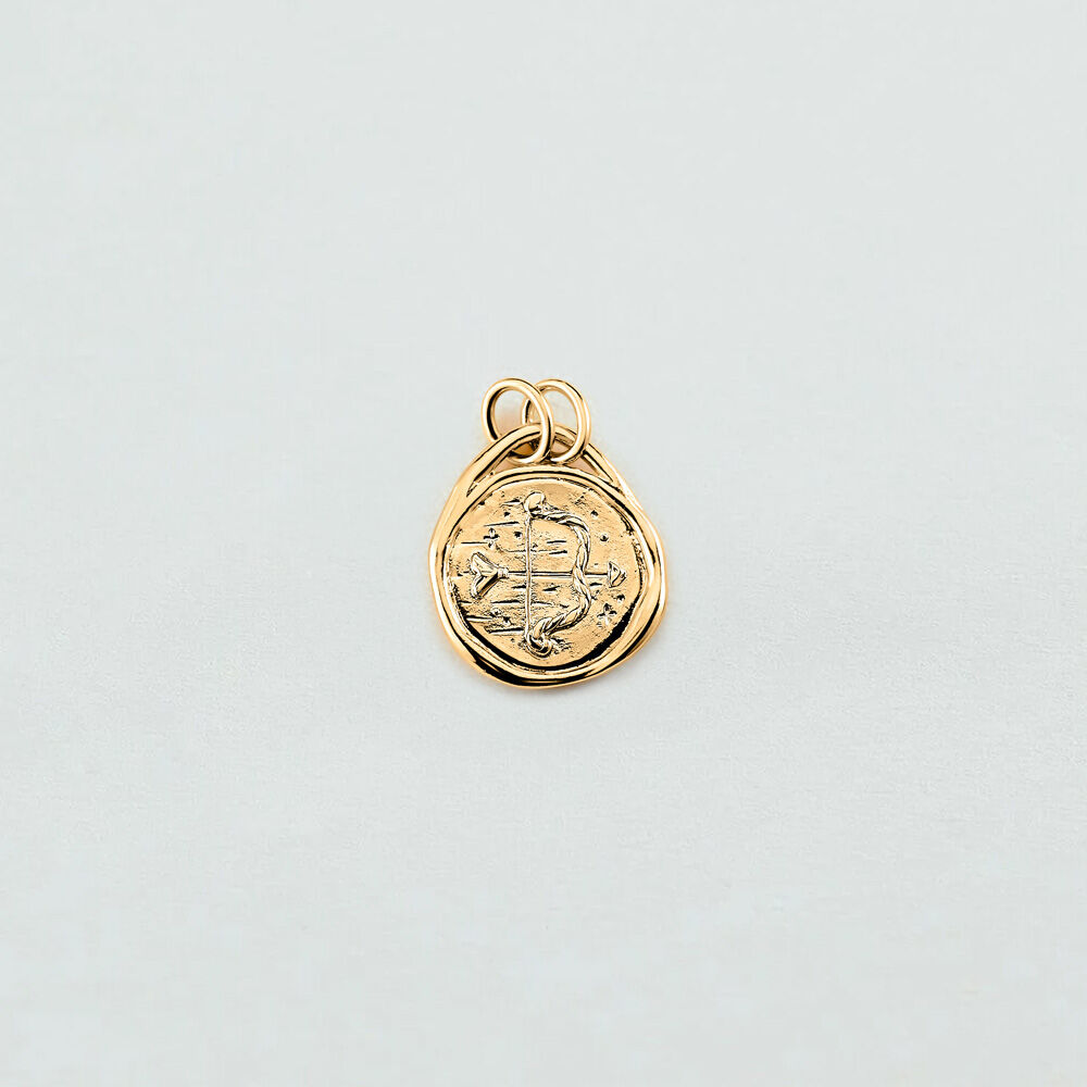 Pendant SAGITTARIUS ZODIAC - Golden - Jewellery  | Agatha