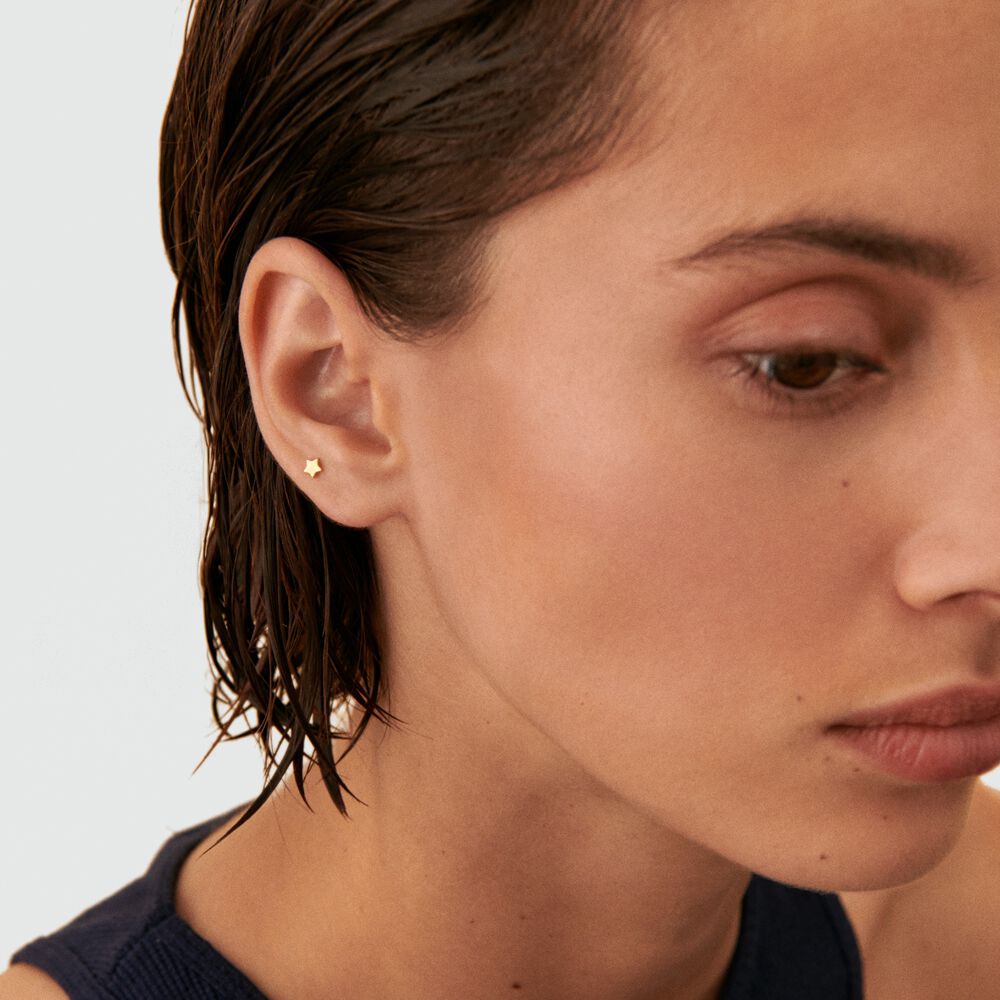 Piercing stud STARRY - Golden - Jewellery  | Agatha