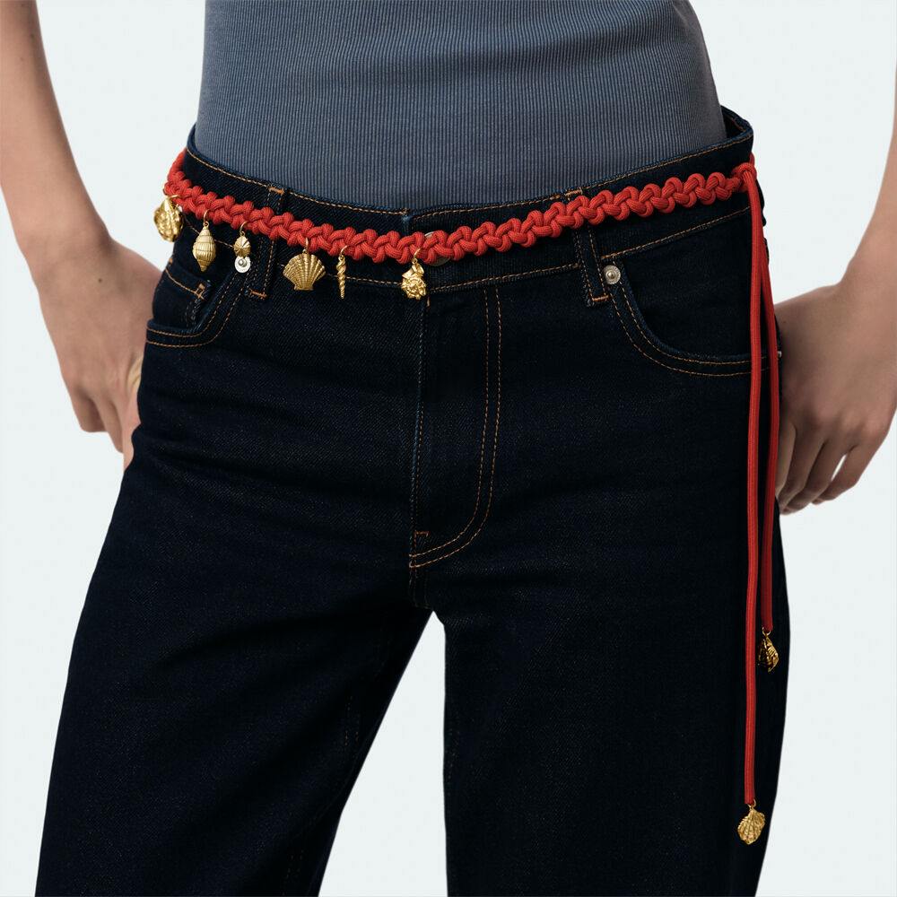 Belt CALYPSO - Red / Gold - Accessories  | Agatha