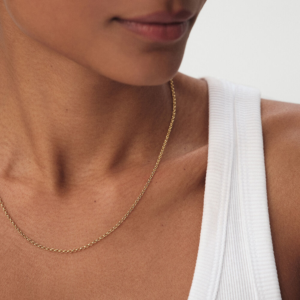 Mid-length necklace JASERON CHAIN - Golden - Jewellery  | Agatha