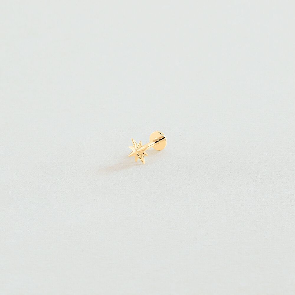 Piercing Helix & Tragus EAR2PATI - Golden - Jewellery  | Agatha