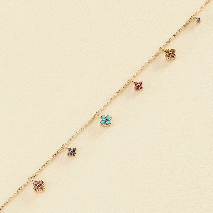 Link bracelet BELOVED - Multicolor / Gold - All jewellery  | Agatha