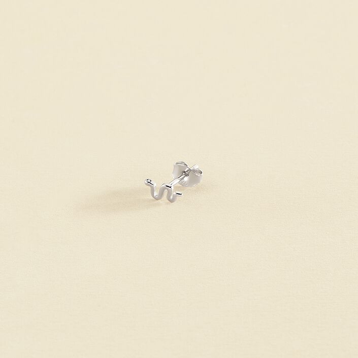 Piercing stud VIPER - Silver - All jewellery  | Agatha
