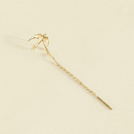 Piercing stud BIRDY - Golden - All jewellery  | Agatha