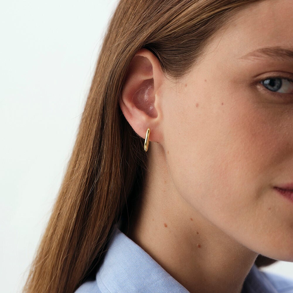 Hoops MABILLON - Golden - Earrings  | Agatha