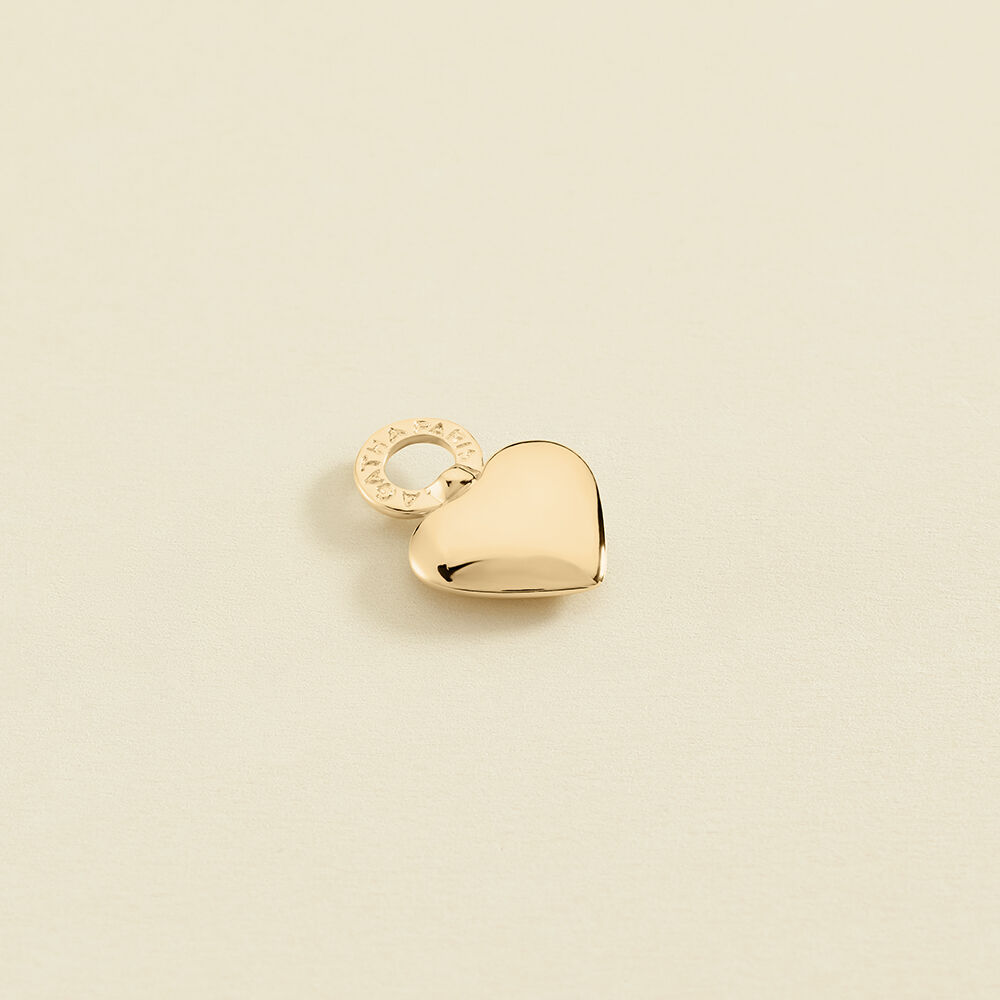 Pendant HEART - Golden - Jewellery  | Agatha