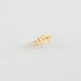 Piercing stud LIBELULA - Crystal / Gold - All jewellery  | Agatha