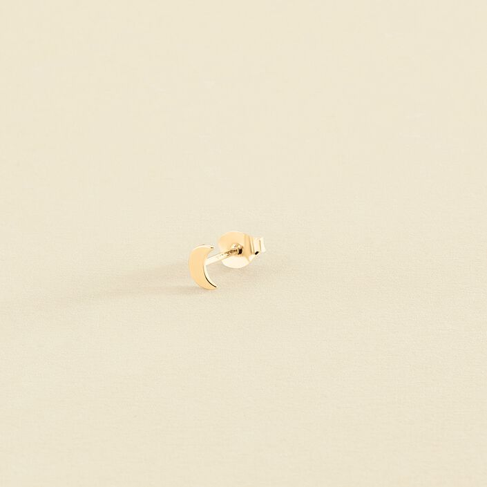 Piercing stud MINILUNA - Golden - All jewellery  | Agatha