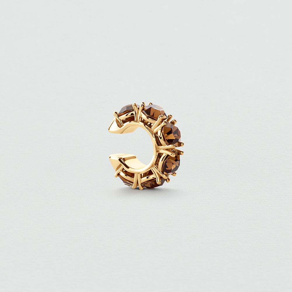 Ear cuff LUTETIA - Brown / Gold - Ear cuff  | Agatha