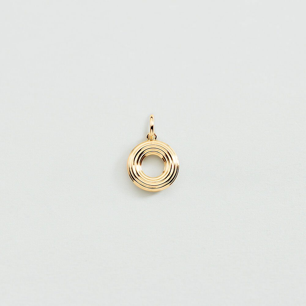 Pendant LETTER O - Golden - Jewellery  | Agatha