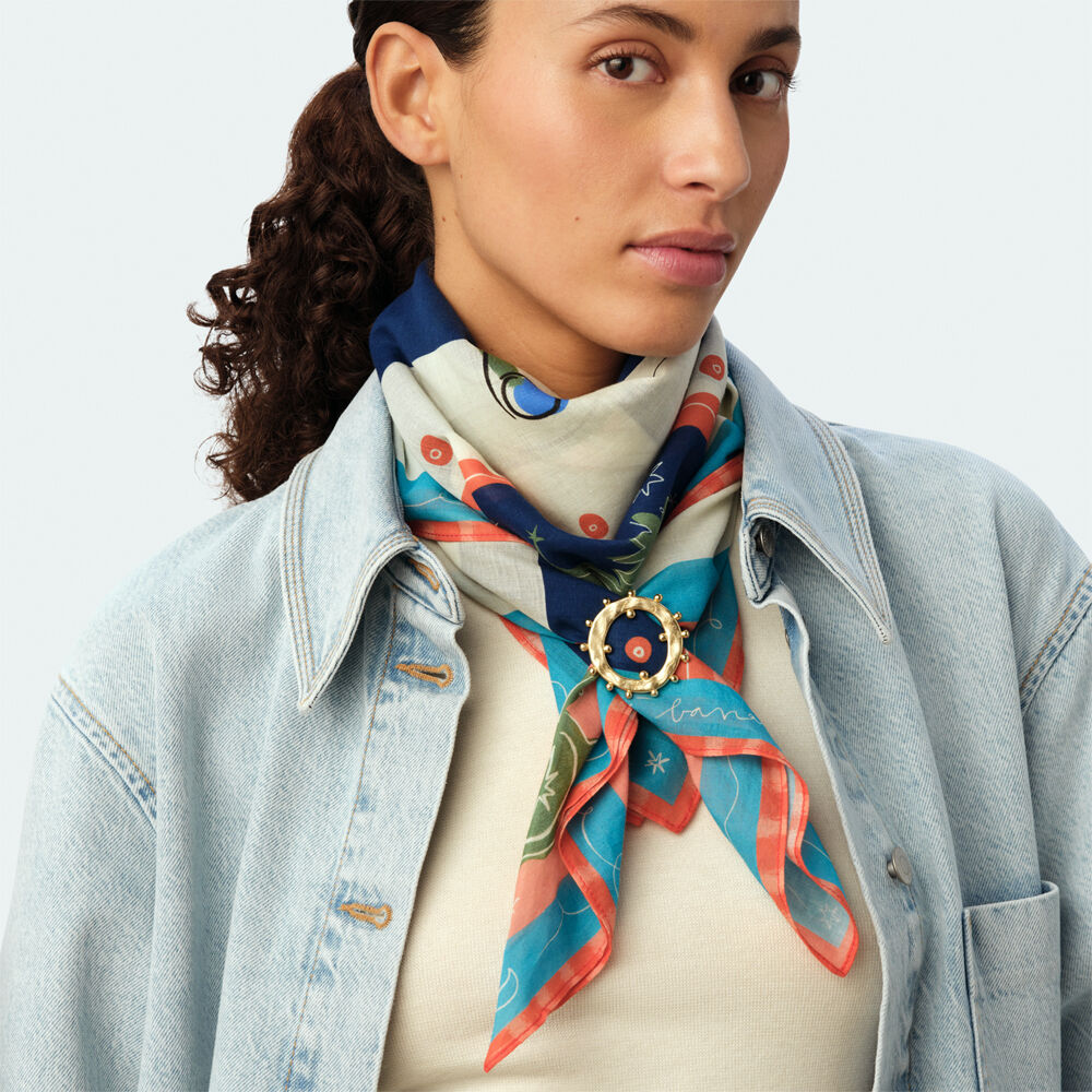 Scarf slider PANGEA - Golden - Accessories  | Agatha