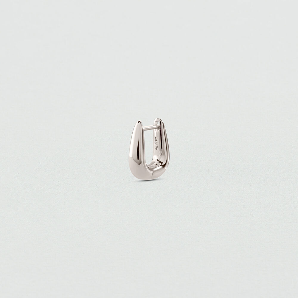 Single hoop earring MIX & MATCH - Silver - Earrings  | Agatha