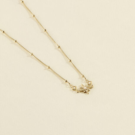 Choker necklace OURSE - Crystal / Golden - 9:42  | Agatha