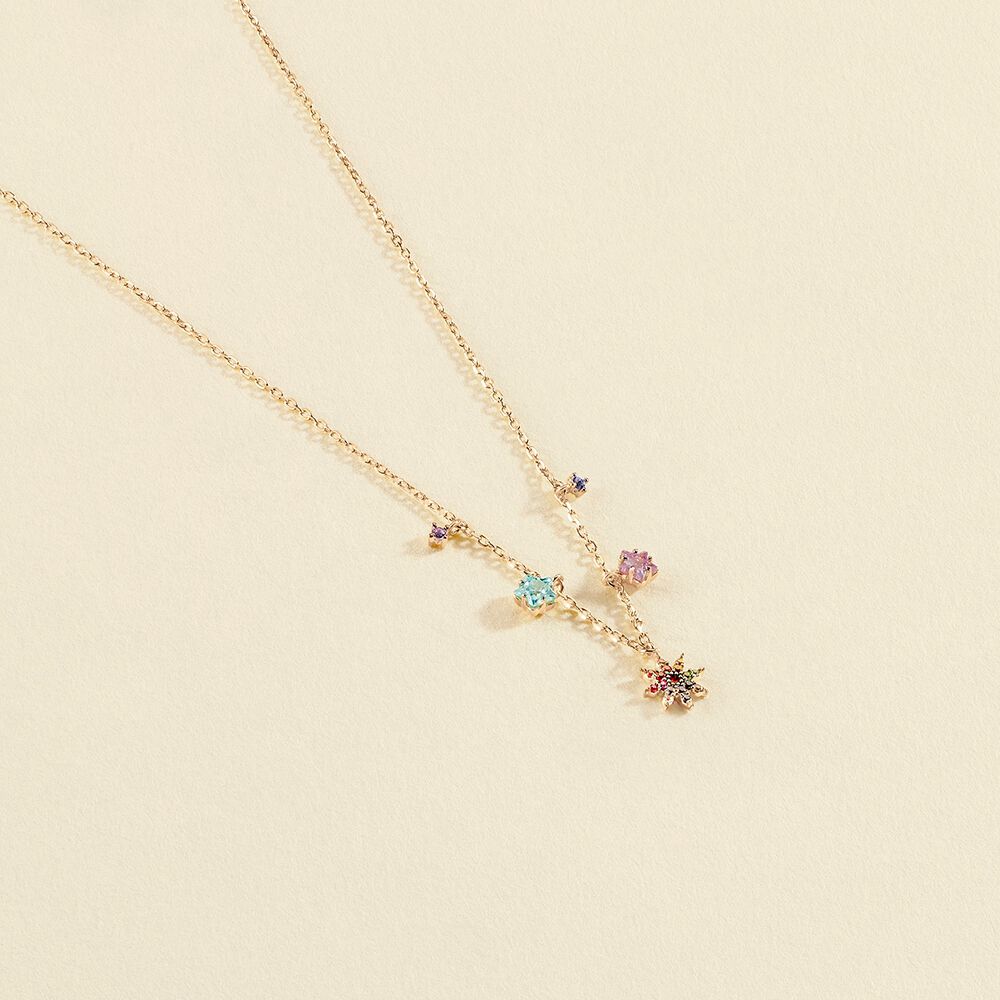 Choker necklace SPACEAG - Multicolor / Gold - All jewellery  | Agatha