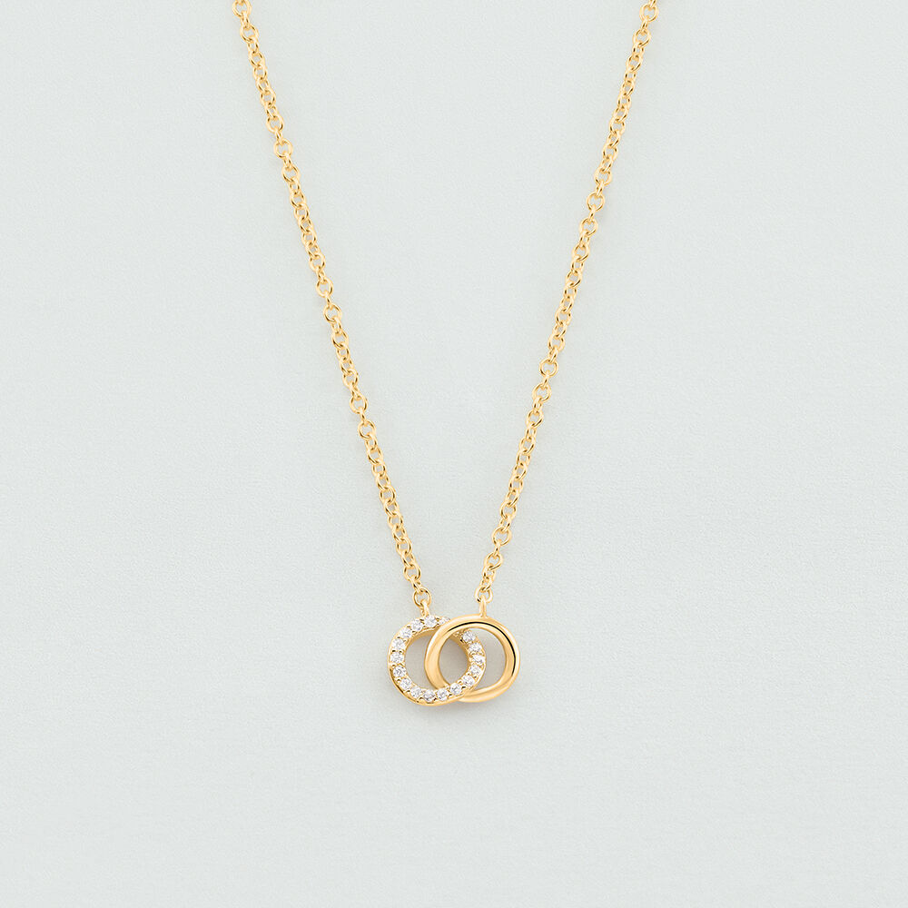 Choker necklace RONDOU - Crystal / Golden - Choker necklace  | Agatha