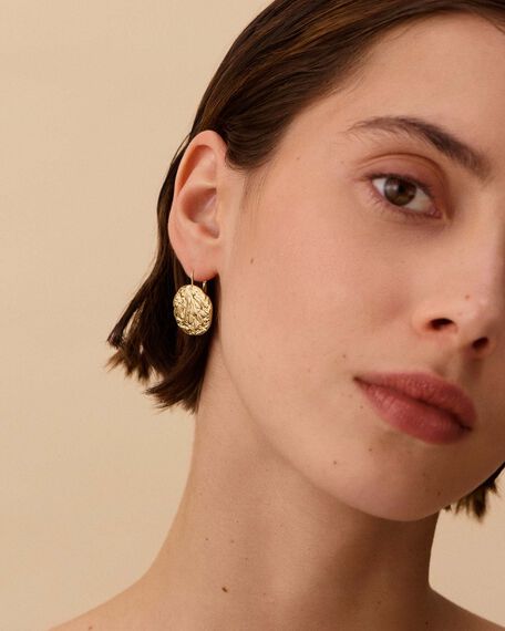 Long earrings ASTREE - Golden - Astrée  | Agatha