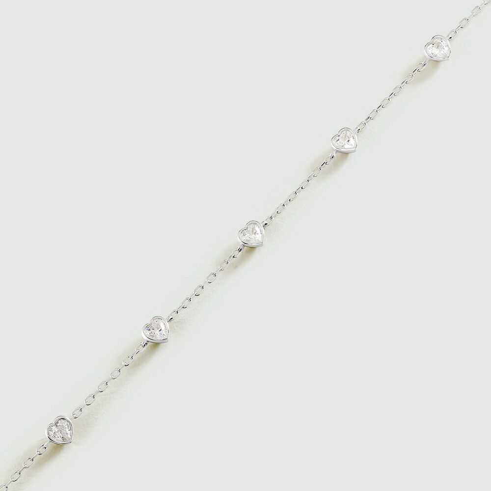 Link bracelet ADOREE - Crystal / Silver - Bracelets  | Agatha