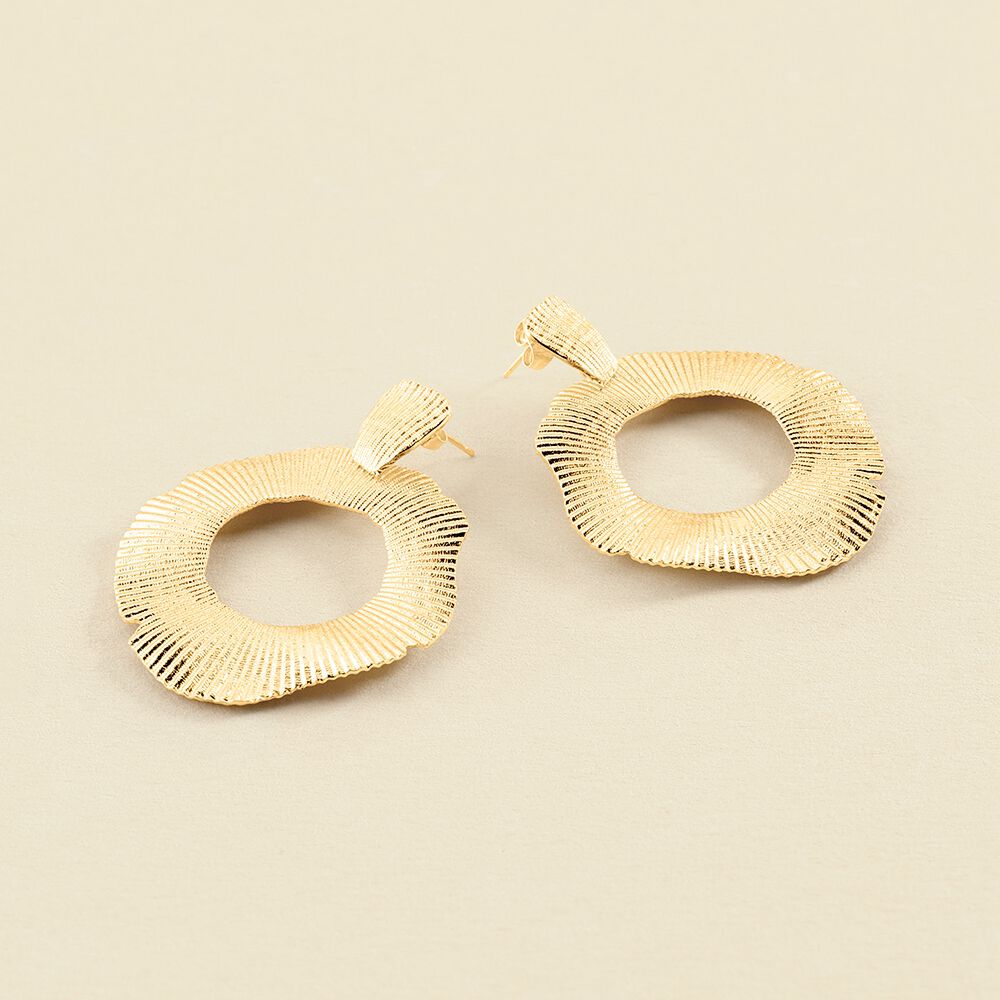 Long earrings VENUS - Golden - All jewellery  | Agatha