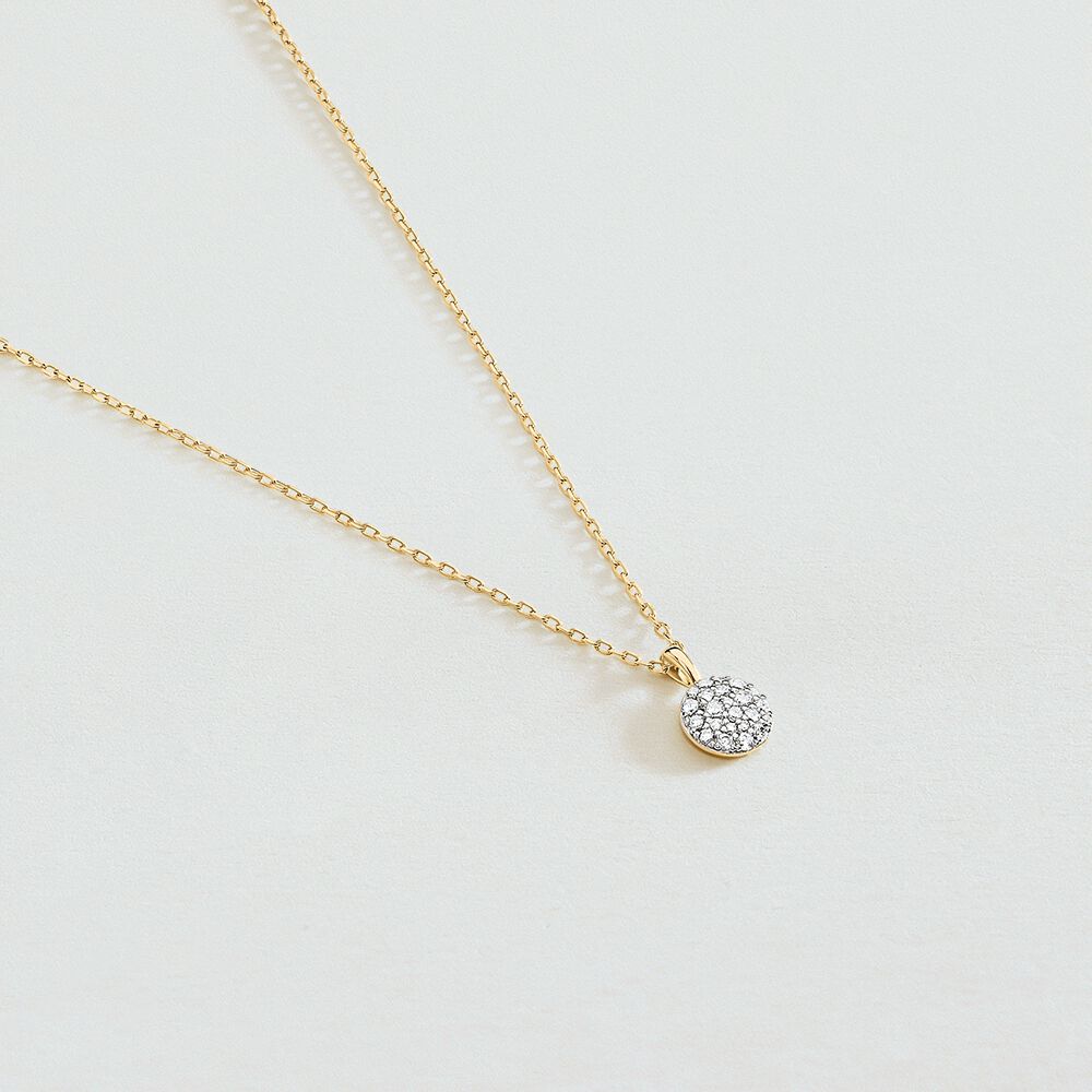 Choker necklace CRYSTAL - Crystal / Golden - Choker necklace  | Agatha