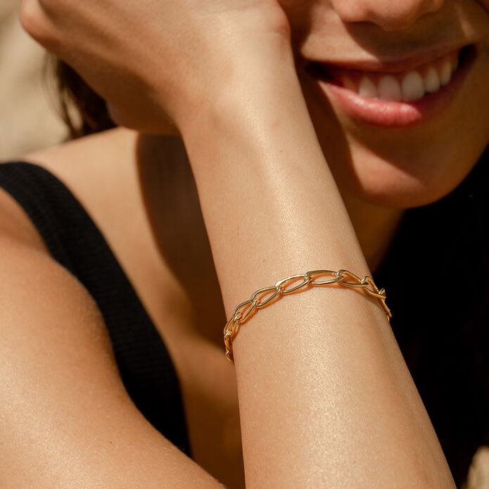 Link bracelet ARGENT - Golden - AGATHA DAYS  | Agatha