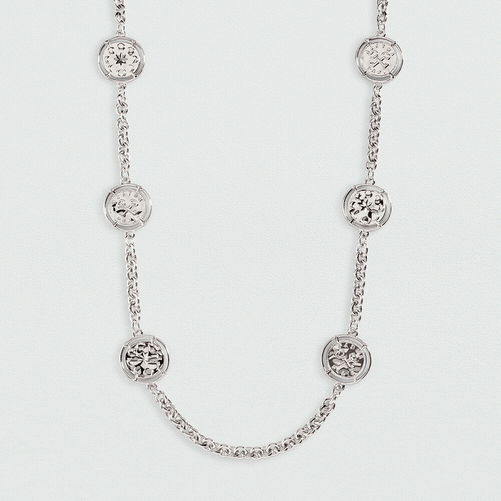 Long necklace NEC4STHONORE - Silver - Long necklace  | Agatha
