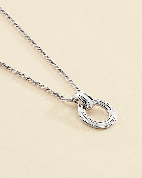 Mid-length necklace 1960 - Silver - 1960  | Agatha
