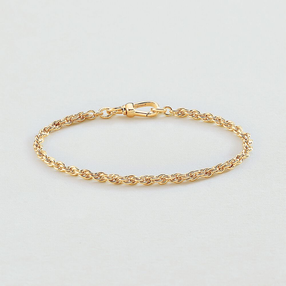 Link bracelet ROPE CHAIN - Golden - Bracelets  | Agatha