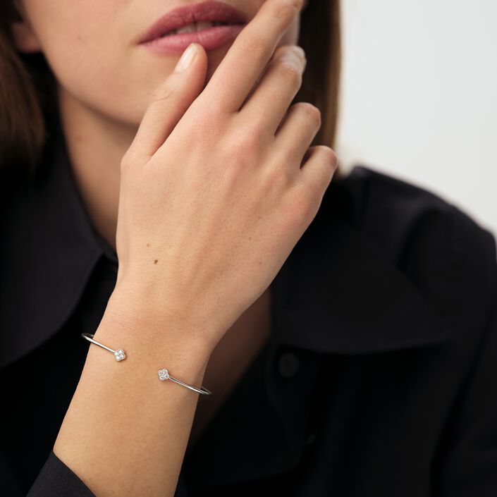 Bangle BELOVED - Crystal / Silver - All jewellery  | Agatha