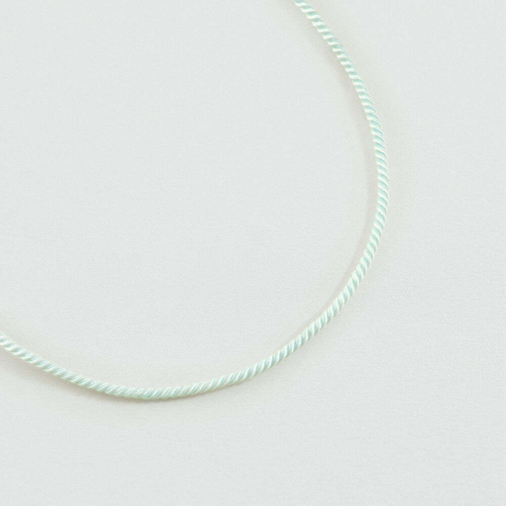 Choker necklace CORD - Turquoise - Choker necklace  | Agatha
