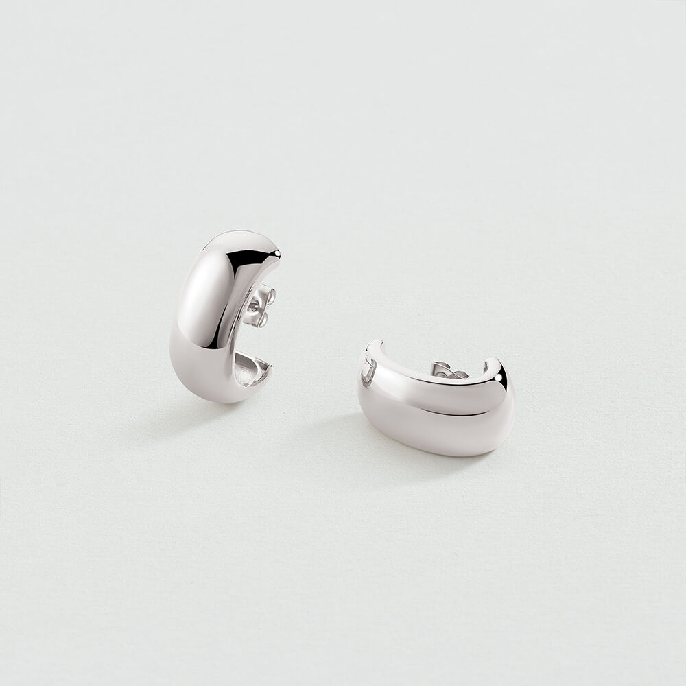 Hoops GRAND PALAIS - Silver - Earrings  | Agatha
