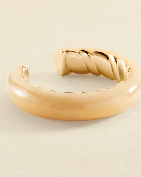 Bangle TORSADES - Ivory / Gold - All jewellery  | Agatha