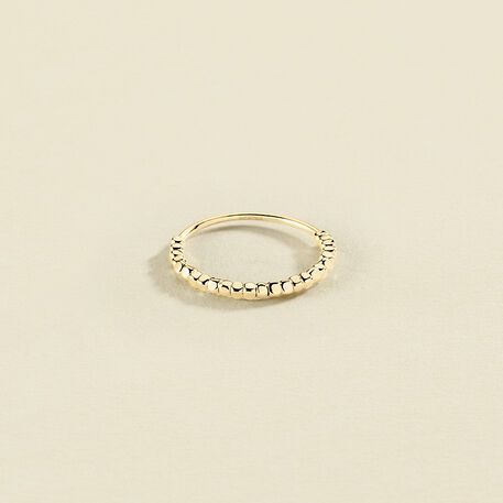 Thin ring CREOBILL - Golden - All jewellery  | Agatha