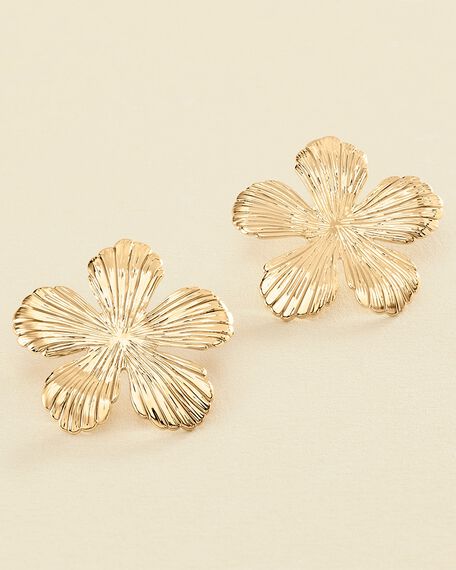 Long earrings BLOOM - Golden - All jewellery  | Agatha