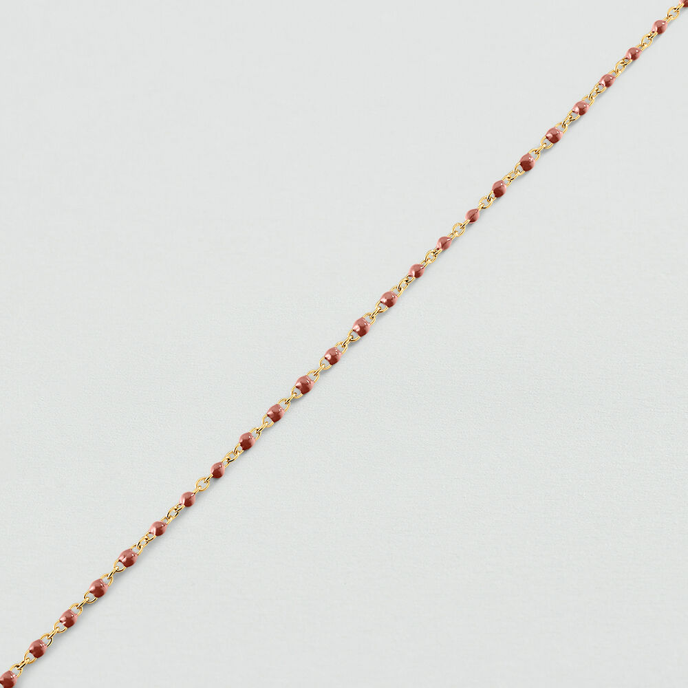 Ankle chain SMARTY - Coral / Gold - All Talismans  | Agatha