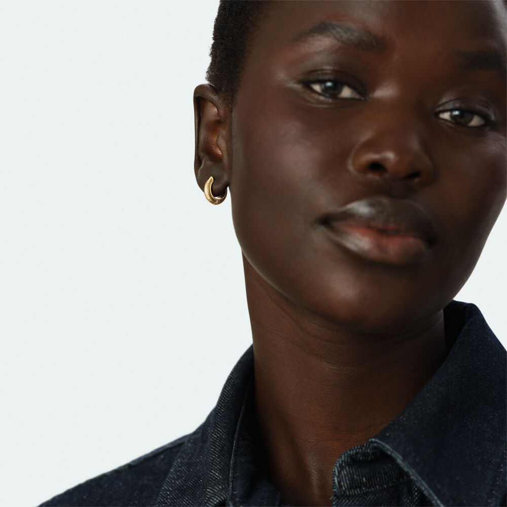 Hoops SORBONNE - Golden - Earrings  | Agatha