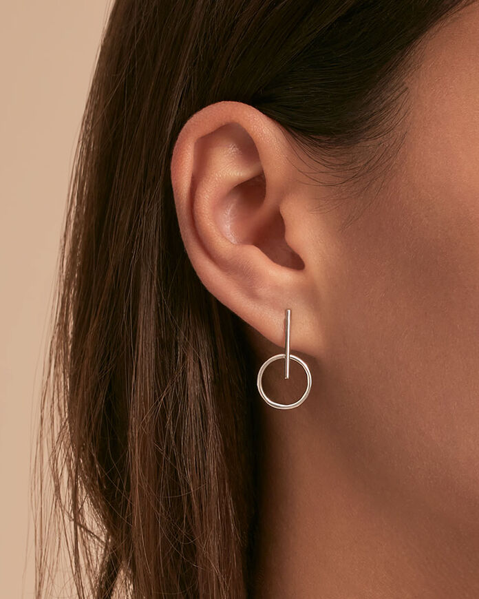 Long earrings PHILRING - Silver - All earings  | Agatha