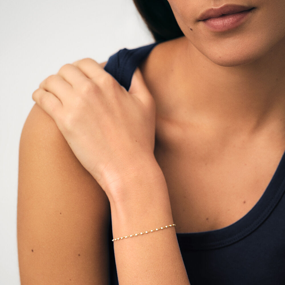 Link bracelet SMARTY - Turquoise / Gold - All Talismans  | Agatha