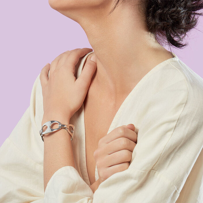 Bangle ETREINTE - Silver - All bracelets  | Agatha