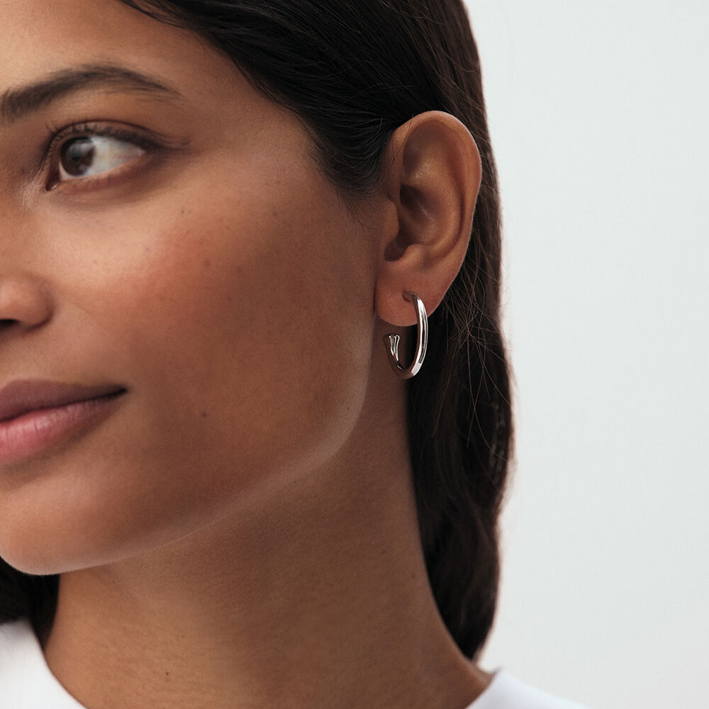Hoops ODYSSEE - Silver - Earrings  | Agatha