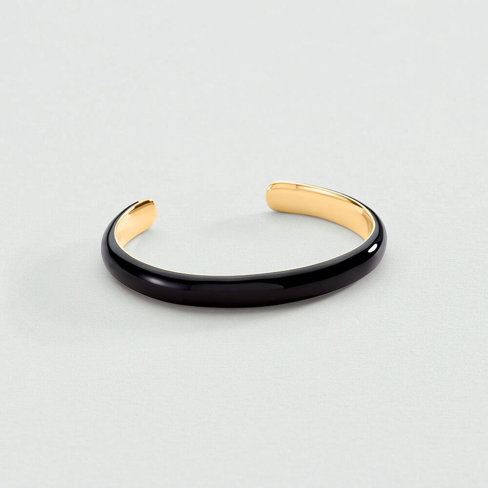 Bangle LEO - Black / Gold - Bangle  | Agatha