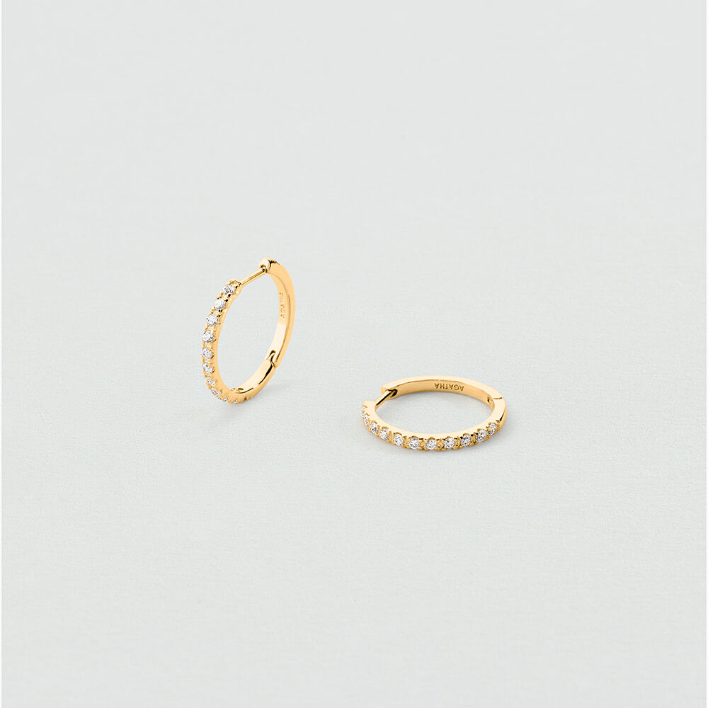 Hoops PAV&Eacute; - Crystal / Golden