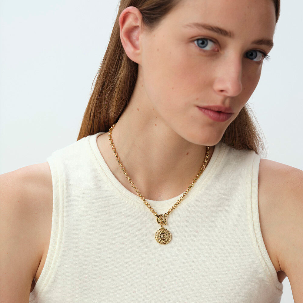 Choker necklace PONT DES ARTS - Golden - Atelier parisien  | Agatha