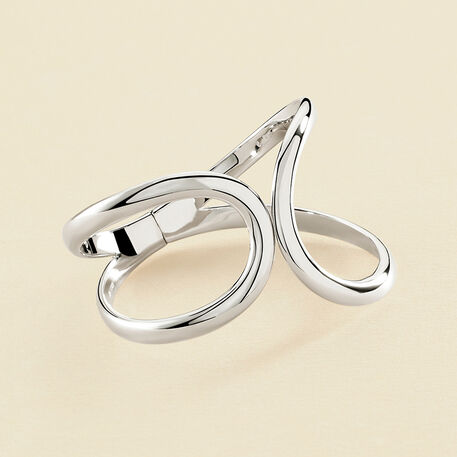Cuff LINES - Silver - All bracelets  | Agatha