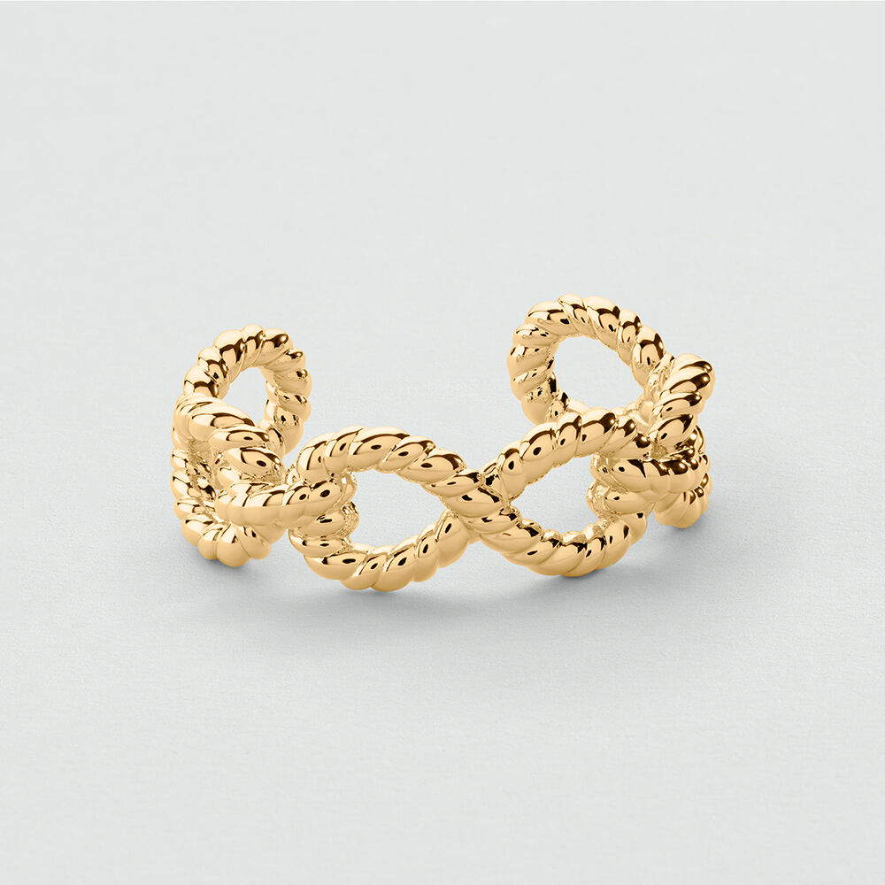 Cuff RAMATUELLE - Golden - Bracelets  | Agatha