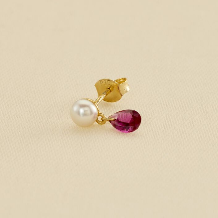 Piercing stud MIX& MATCH - Pink - All jewellery  | Agatha