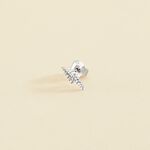 Piercing stud ECLAIR - Crystal / Silver - All jewellery  | Agatha