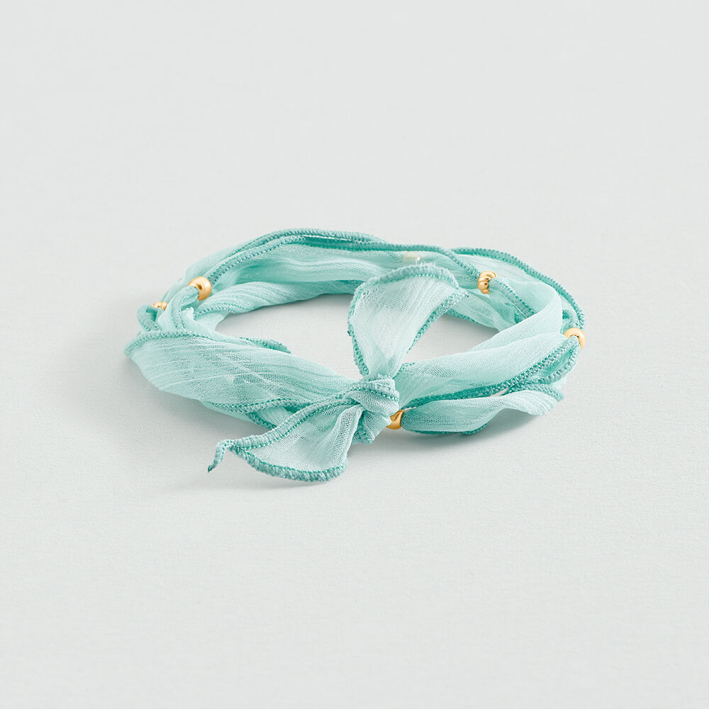 Cord bracelet ILIOS - Light Blue - Bracelets  | Agatha