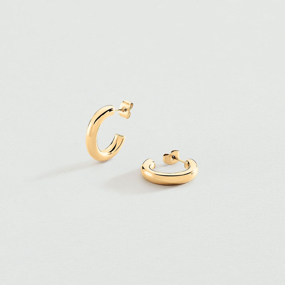 Hoops GIPSY - Golden - Earrings  | Agatha