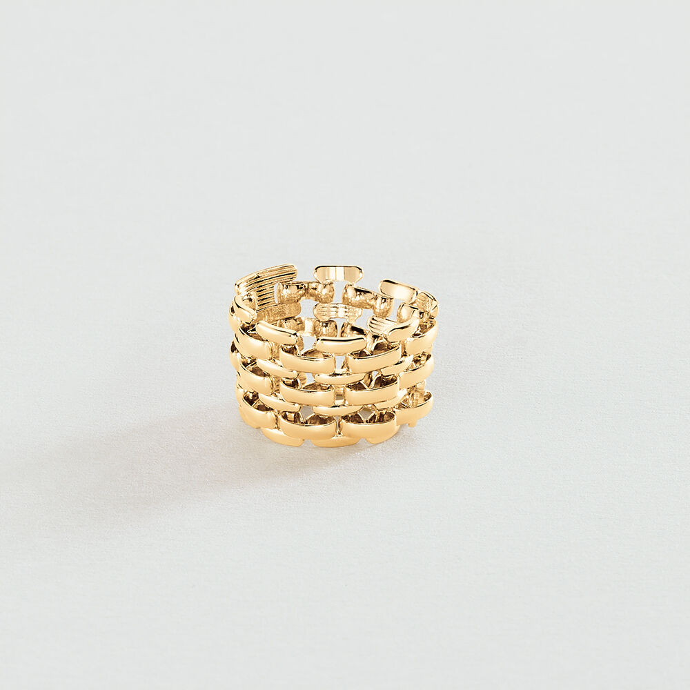 Large ring MINUIT - Golden - Jewellery  | Agatha